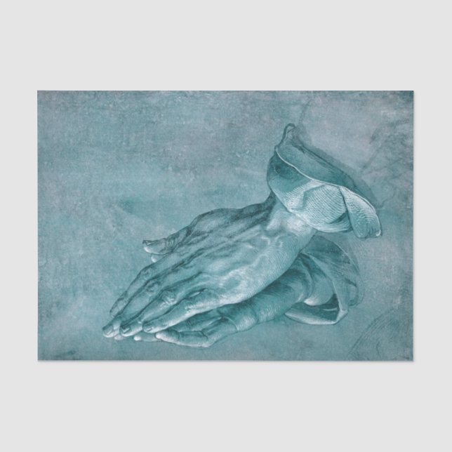 Die Praying-Hände von Albrecht Durer Seidenpapier (Vorderseite)