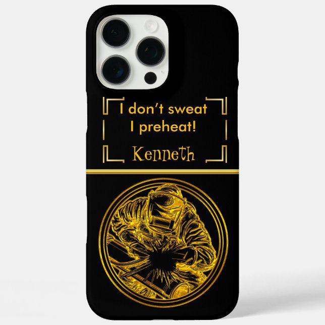 Die Präzision des Welders Case-Mate iPhone Hülle (Rückseite)