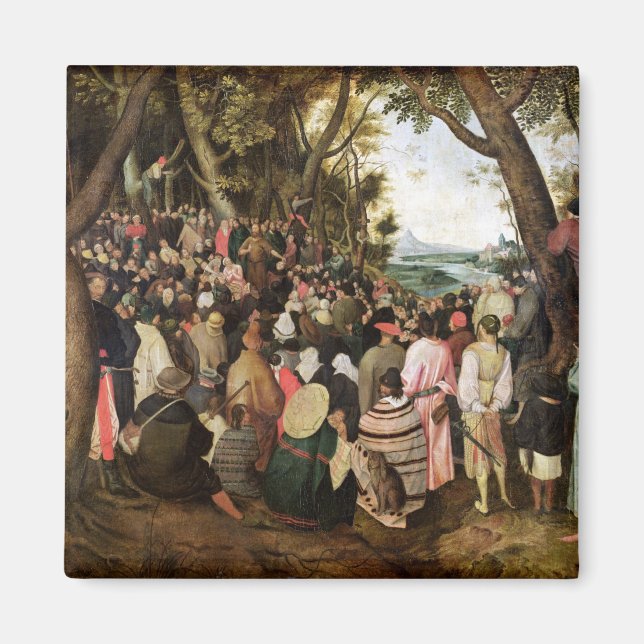 Die Predigt des Johannes des Taufers Magnet (Vorne)