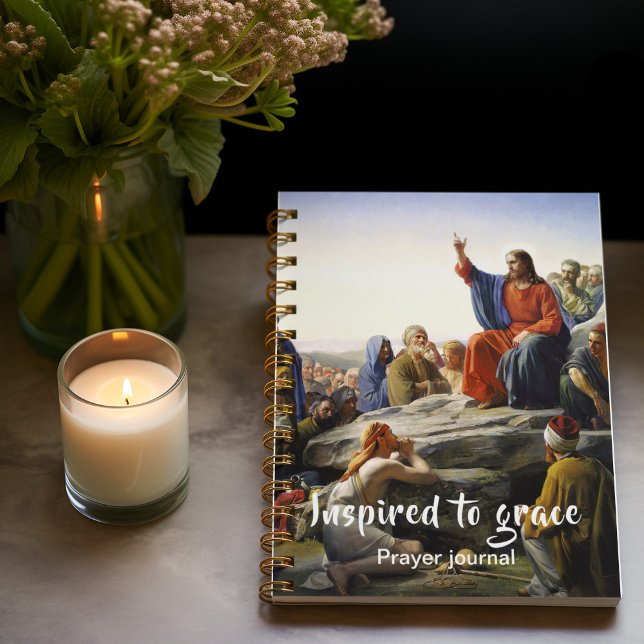 Die Predigt im Gebetsblatt des Berges Notizblock (Von Creator hochgeladen)