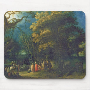 Die Predigt von Johannes der Täufer Mousepad
