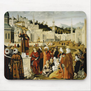 Die Predigt von St. Stephen in Jerusalem Mousepad