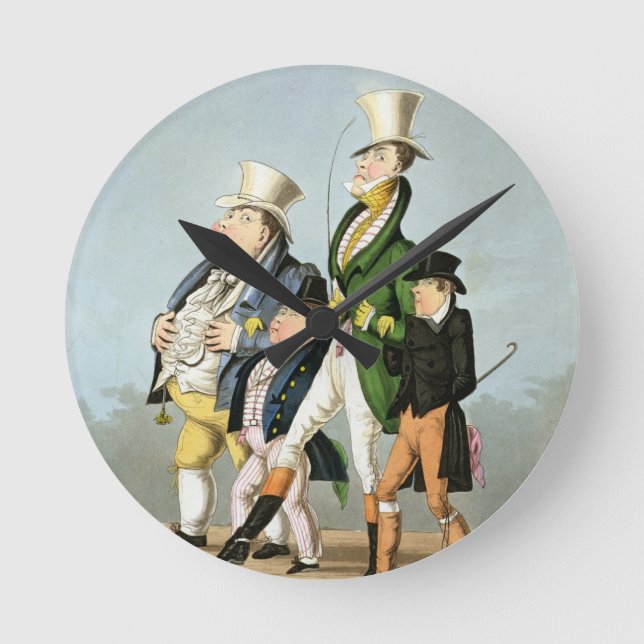 Die Preise - voller Preis, halber Preis, hoher Runde Wanduhr (Vorderseite)