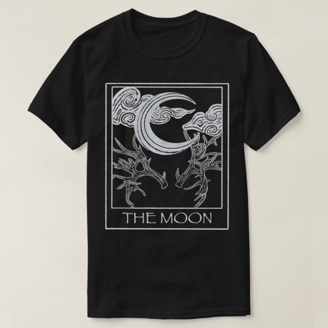 Die Premium-Version des Moon Tarot T-Shirt (Design vorne)