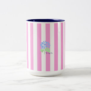Die preppy-Piece-Tasse Zweifarbige Tasse