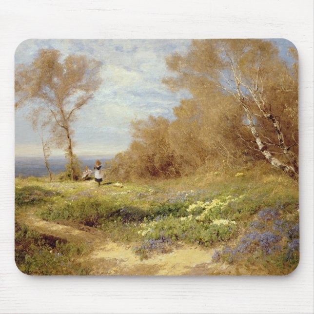 Die Primel-Sammler Mousepad (Vorne)