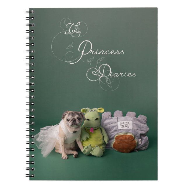 Die Princess Diaries - Mops-Notebook Notizblock (Vorderseite)