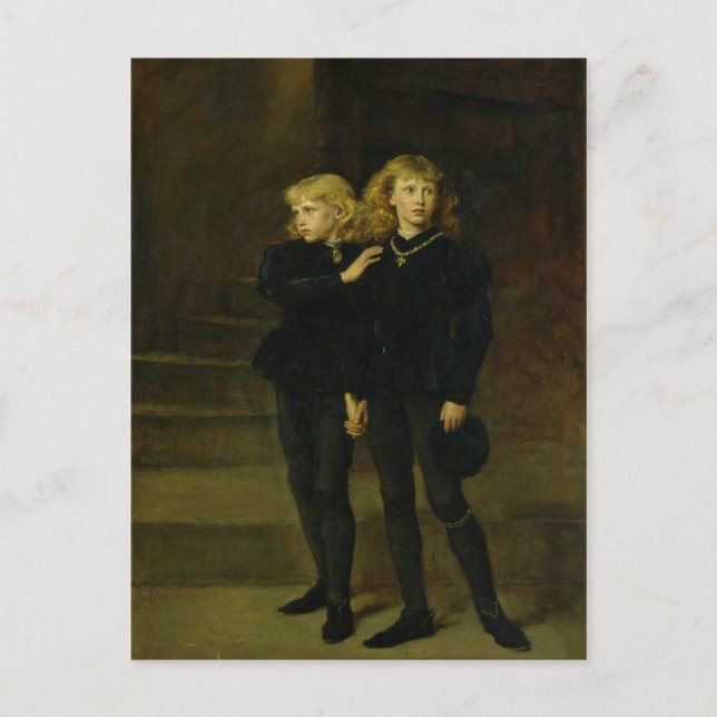 Die Prinzen im Turm Postkarte (Vorderseite)