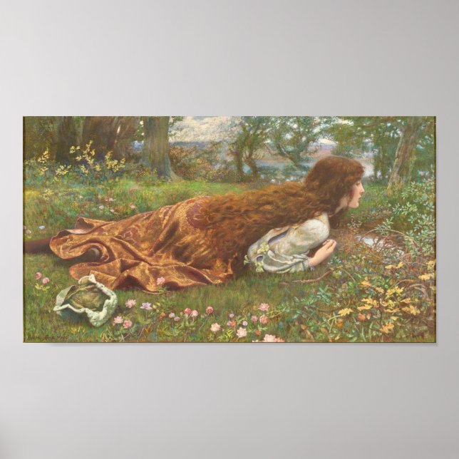 Die Prinzessin aus der Schule von Edward Robert Hu Poster (Vorne)