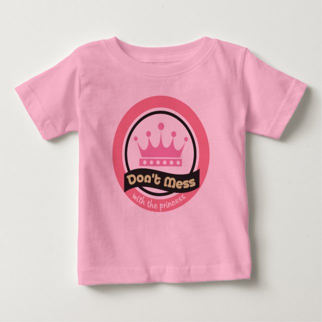 Die Prinzessin Baby T-shirt (Vorderseite)