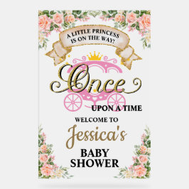 Die Prinzessin Carriage einmal auf ein Mädchen der Acrylschild