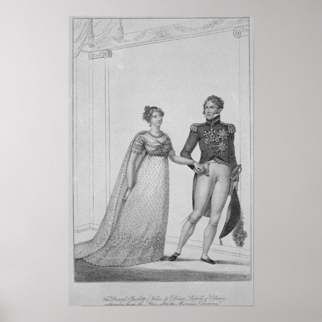 Die Prinzessin Charlotte von Wales und Prinz Poster (Vorne)