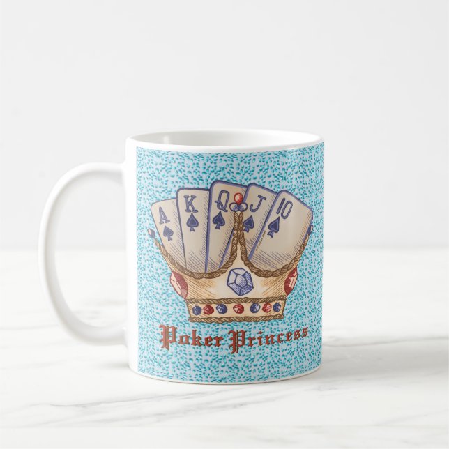 Die Prinzessin des Pokers Kaffeetasse (Links)