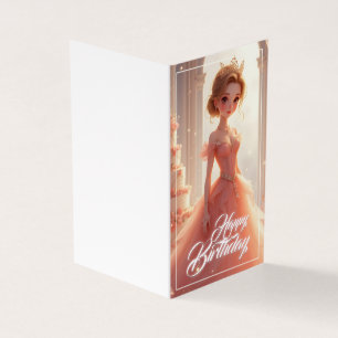 Die Prinzessin eines traumhaft rosa Gewand