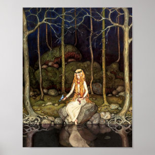 Die Prinzessin im Wald Poster