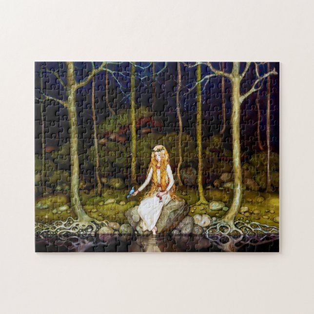 Die Prinzessin im Wald Puzzle (Horizontal)