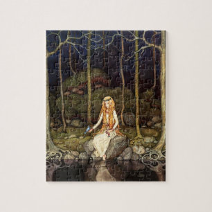 Die Prinzessin im Wald Puzzle
