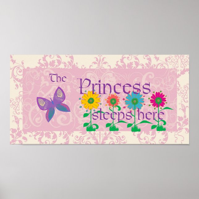 Die Prinzessin schläft hier Poster (Vorne)