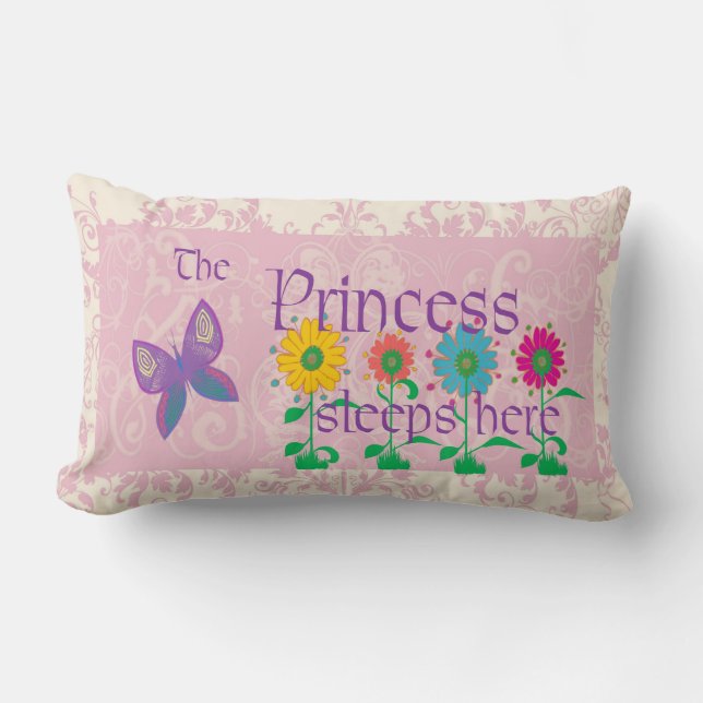 Die Prinzessin Sleeps Here Pillow Lendenkissen (Vorderseite)