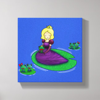 Die Prinzessin und der Frosch Verabredete? Leinwanddruck