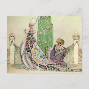 Die Prinzessin und der Gärtner von Kay Nielsen Postkarte