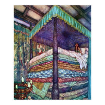 Die Prinzessin und die Erbse von Edmund Dulac