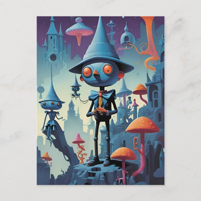 Die Prinzessin und die Pauper-Ken-Magie Postkarte (Vorderseite)