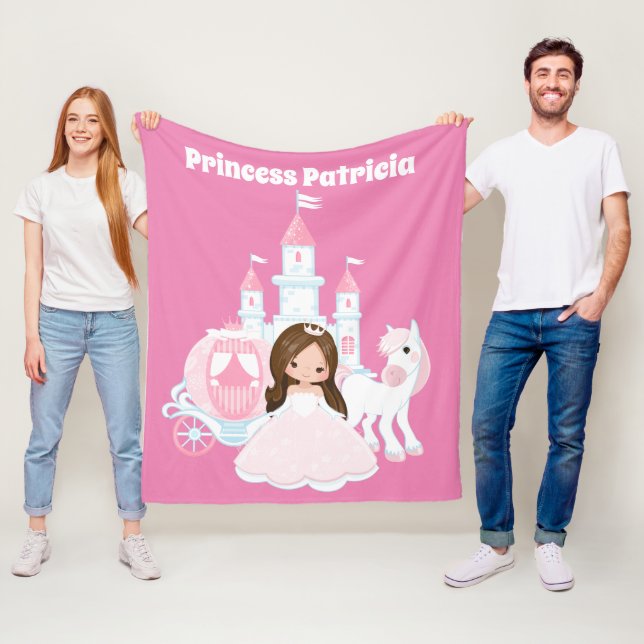 Die Prinzessin verleiht den Zimmern Namen Girls Fleecedecke (Beispiel)