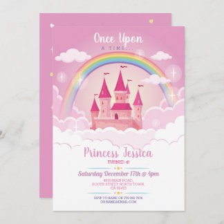 Die Prinzessin war einmal am Geburtstag Einladung