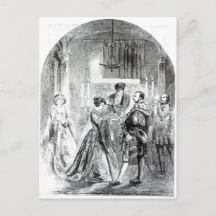 Die private Ehe von Anne Boleyn Postkarte