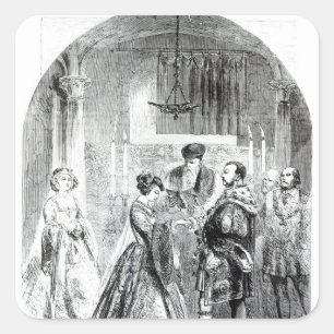 Die private Ehe von Anne Boleyn Quadratischer Aufkleber