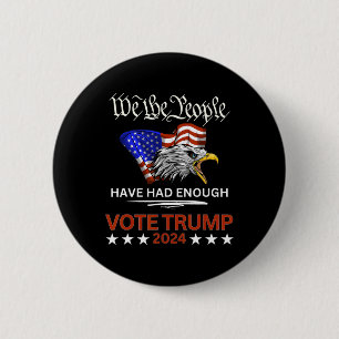 Die pro-republikanische Stimme Trump 2024 Wir, die Button