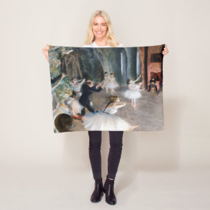 Die Probe auf der Bühne, Edgar Degas Fleecedecke