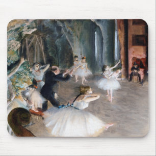 Die Probe auf der Bühne, Edgar Degas Mousepad