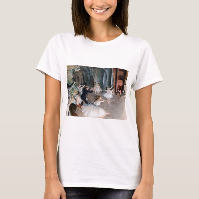 Die Probe auf der Bühne, Edgar Degas T-Shirt (Vorderseite)