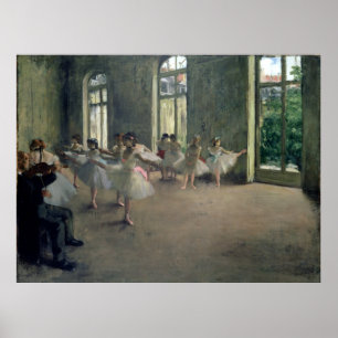 Die Probe, c.1873-1878 Edgar Degas Poster