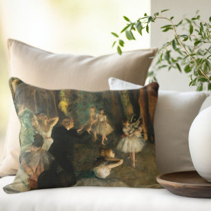 Die Probe des Balletts auf der Bühne, Degas Art Dekokissen