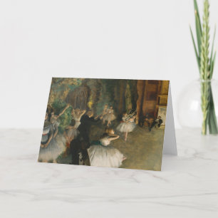 Die Probe des Balletts   Edgar Degas Karte