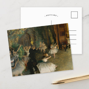 Die Probe des Balletts   Edgar Degas Postkarte