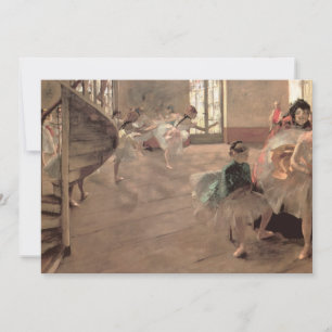 Die Probe von Edgar Degas, Vintage-Ballett-Kunst