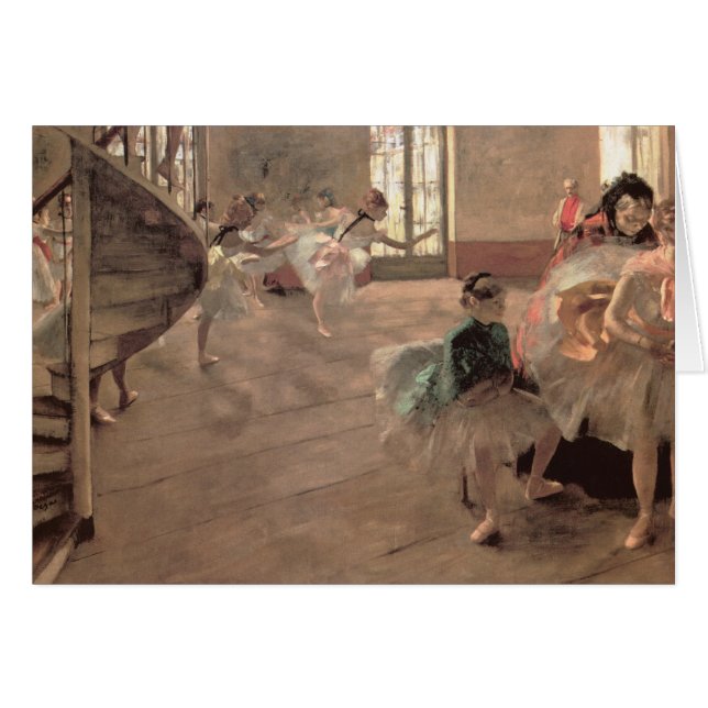 Die Probe von Edgar Degas, Vintage Ballettkunst (Vorderseite (Horizontal))
