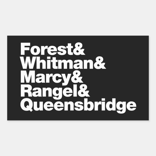 Die Projekte Rechteckiger Aufkleber (Vorderseite)