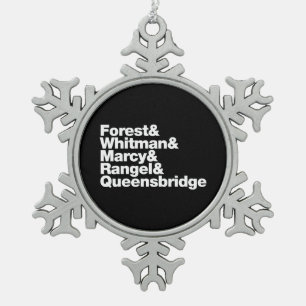 Die Projekte Schneeflocken Zinn-Ornament