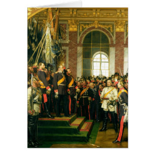 Die Proklamation von Wilhelm als Kaiser