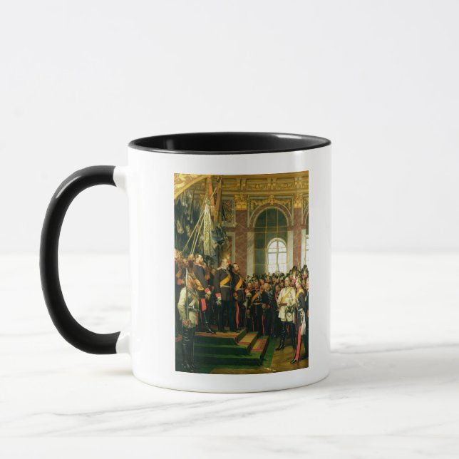 Die Proklamation von Wilhelm als Kaiser Tasse (Links)