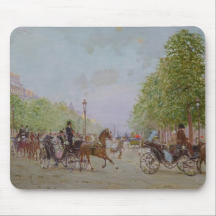 Die Promenade auf dem Champs-Elysees Mousepad