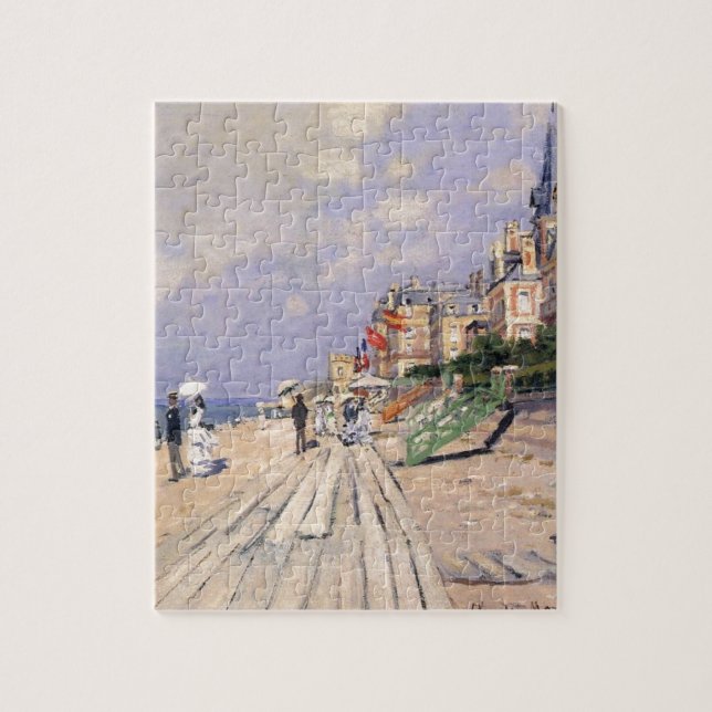 Die Promenade bei Trouville Claude Monet Puzzle (Vertikal)