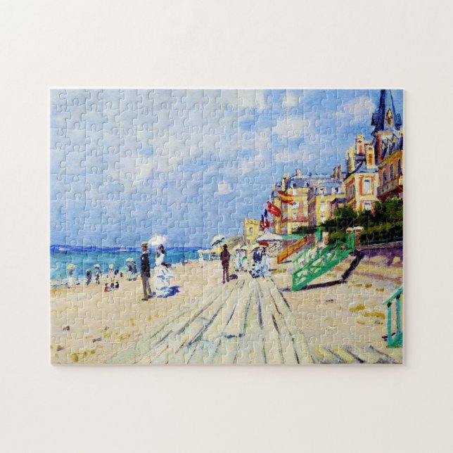 Die Promenade bei Trouville Claude Monet Puzzle (Horizontal)