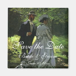 Die Promenaden (Die Stwalzen) von Monet Wedding Magnet