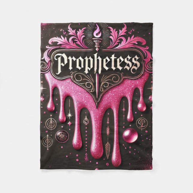 Die Prophetin' 30x40 Fleece-Blanket: In P Fleecedecke (Vorderseite)